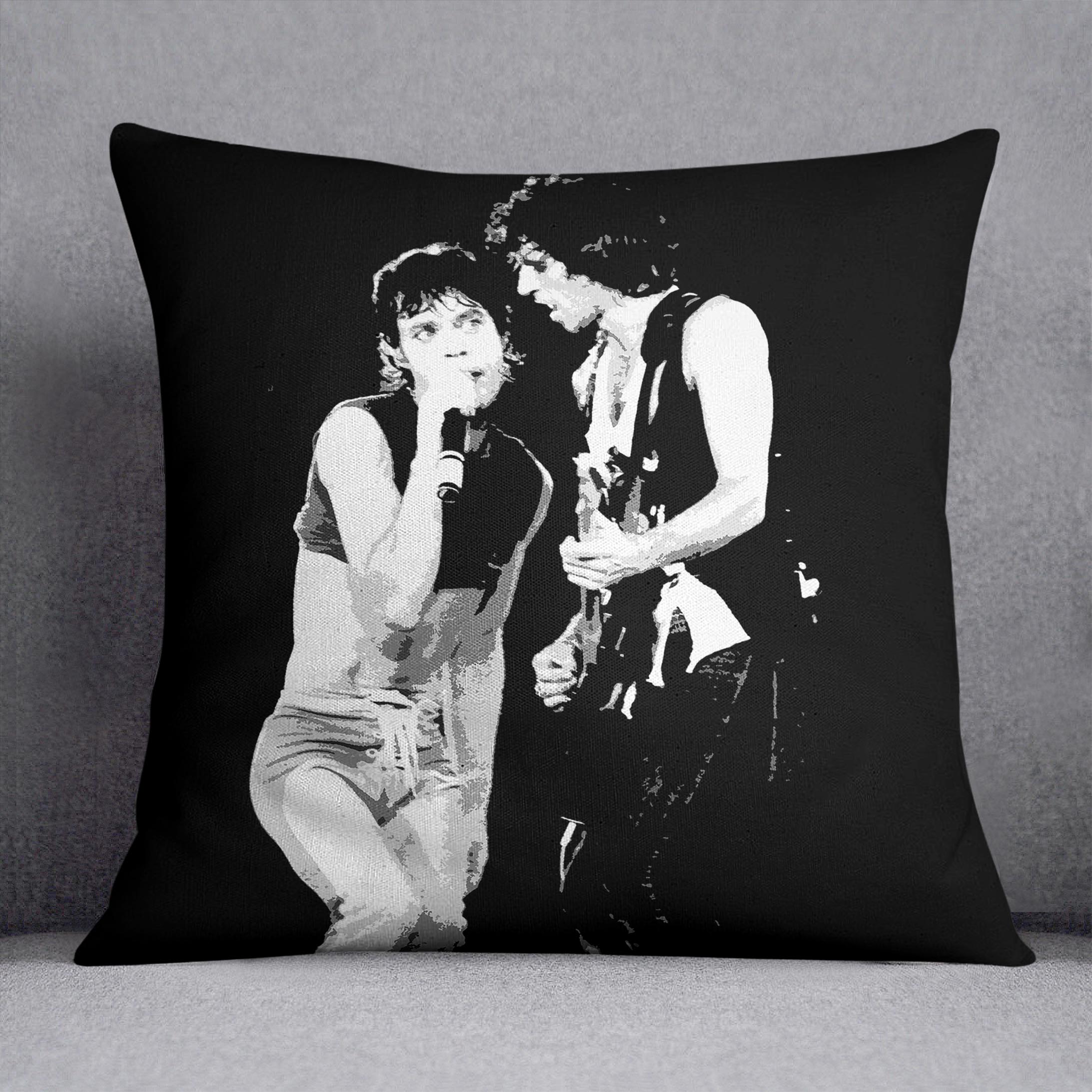 Keith Richards and Mick Jagger groove Cushion