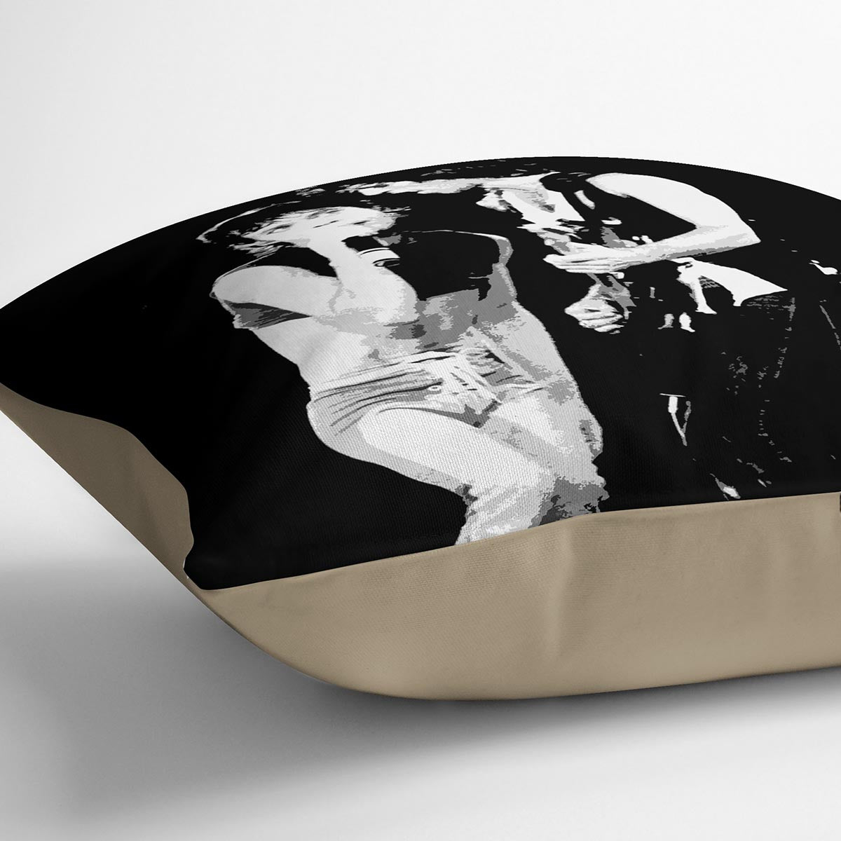 Keith Richards and Mick Jagger groove Cushion
