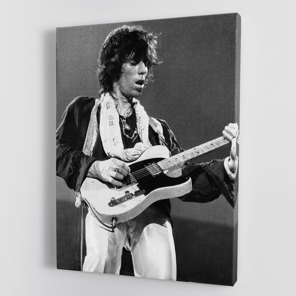Keith Richards at Earls Court Canvas Print or Poster - Canvas Art Rocks - 1