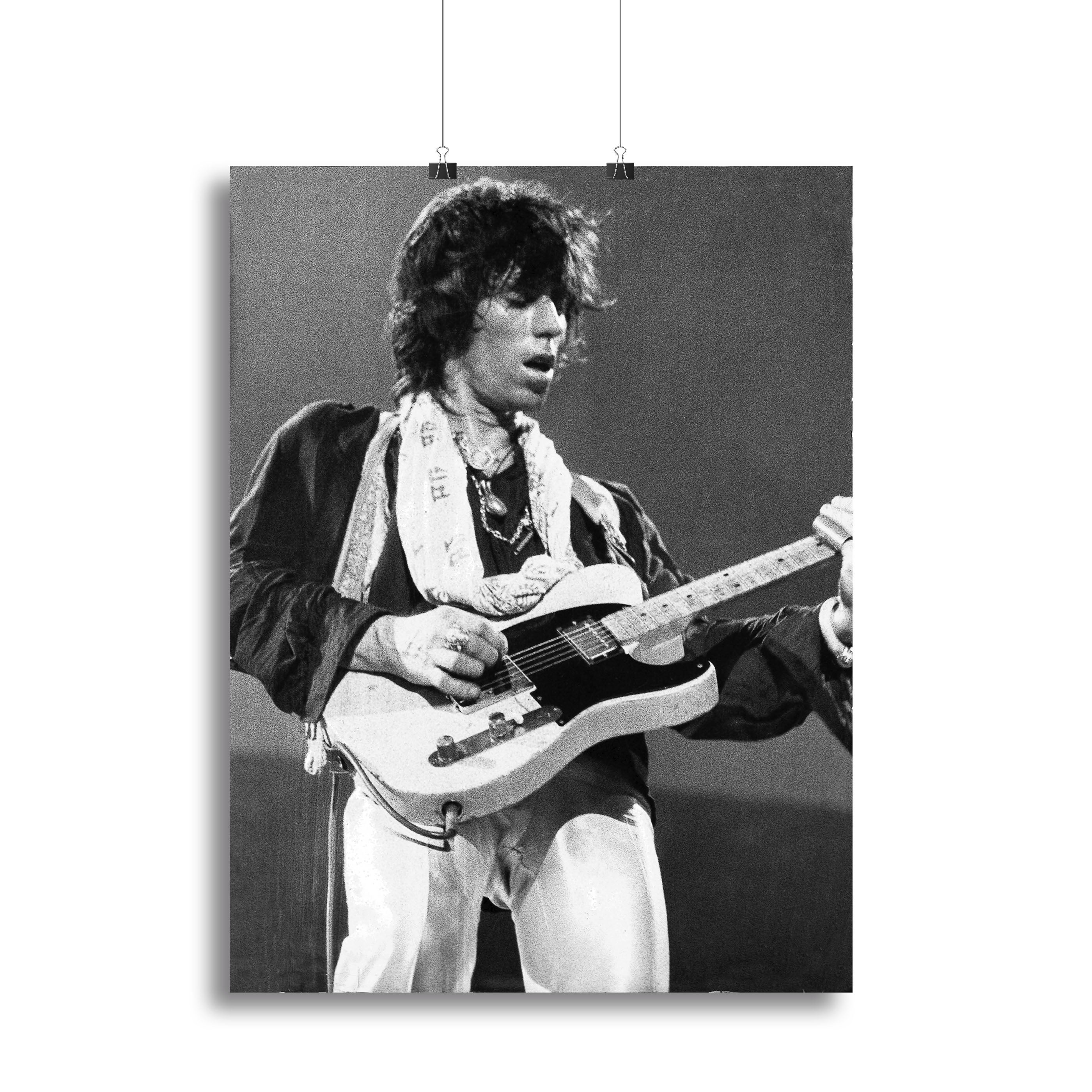 Keith Richards at Earls Court Canvas Print or Poster - Canvas Art Rocks - 2