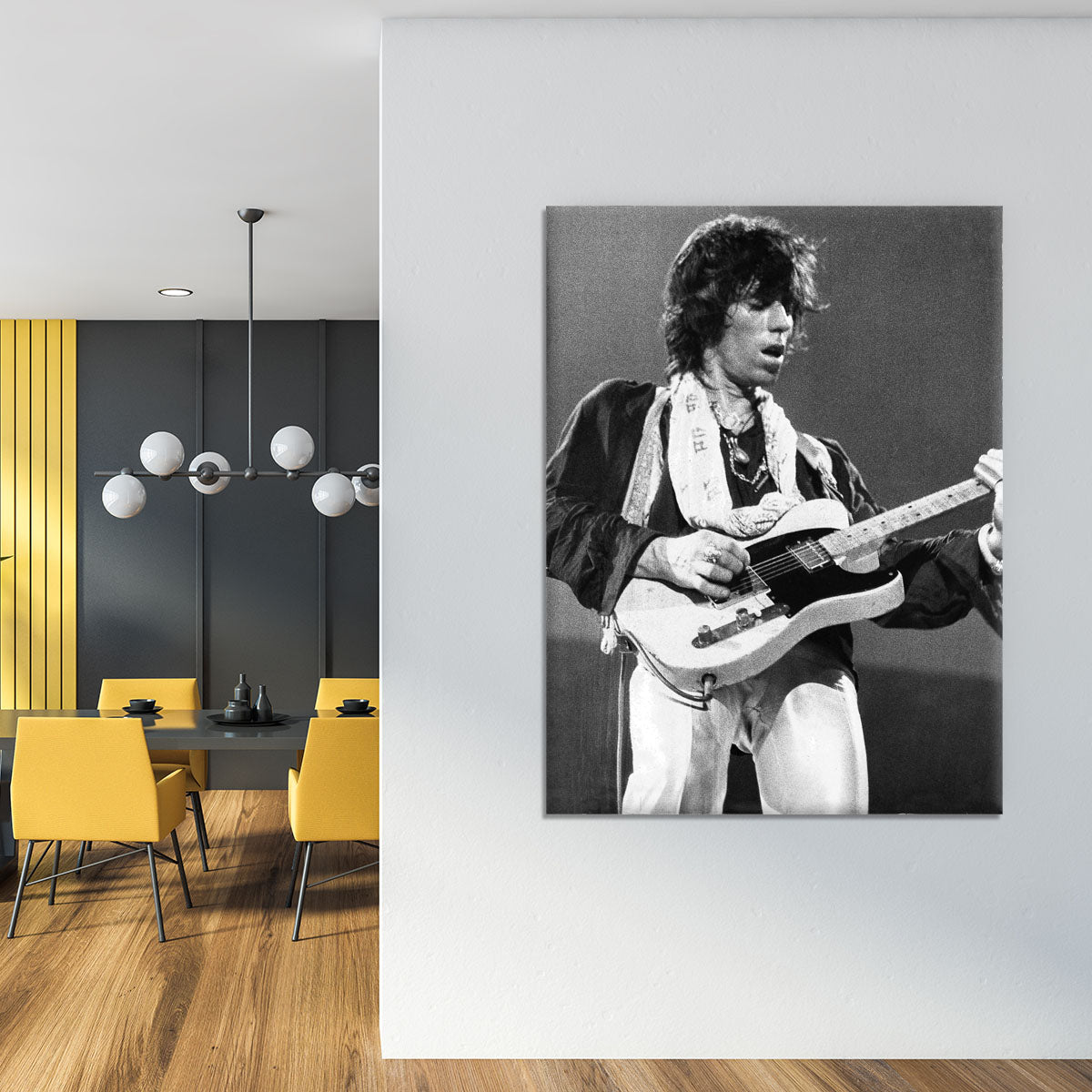 Keith Richards at Earls Court Canvas Print or Poster - Canvas Art Rocks - 4