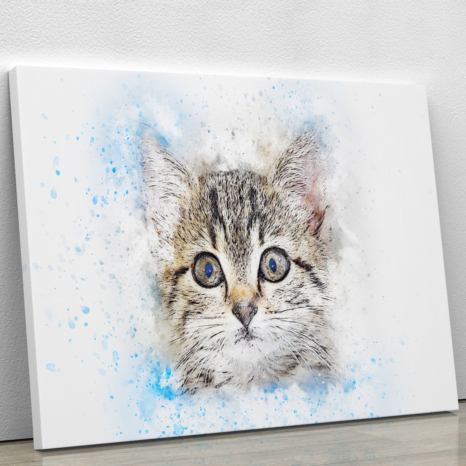 Kitten Painting Canvas Print or Poster - Canvas Art Rocks - 1