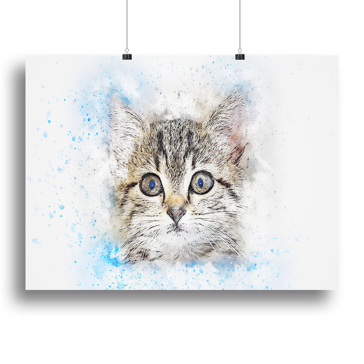 Kitten Painting Canvas Print or Poster - Canvas Art Rocks - 2