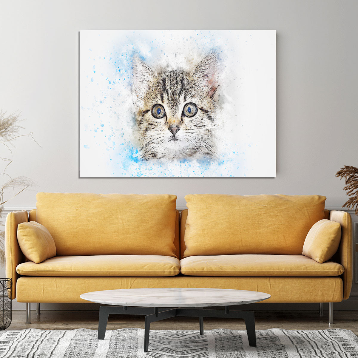 Kitten Painting Canvas Print or Poster - Canvas Art Rocks - 4