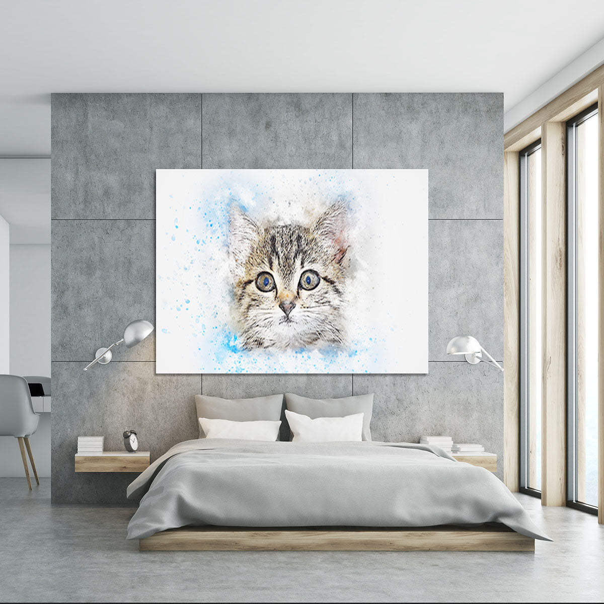 Kitten Painting Canvas Print or Poster - Canvas Art Rocks - 5