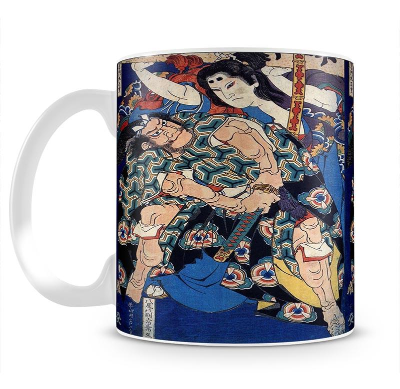 Kusunuki Tamonmaru by Hokusai Mug - Canvas Art Rocks - 2