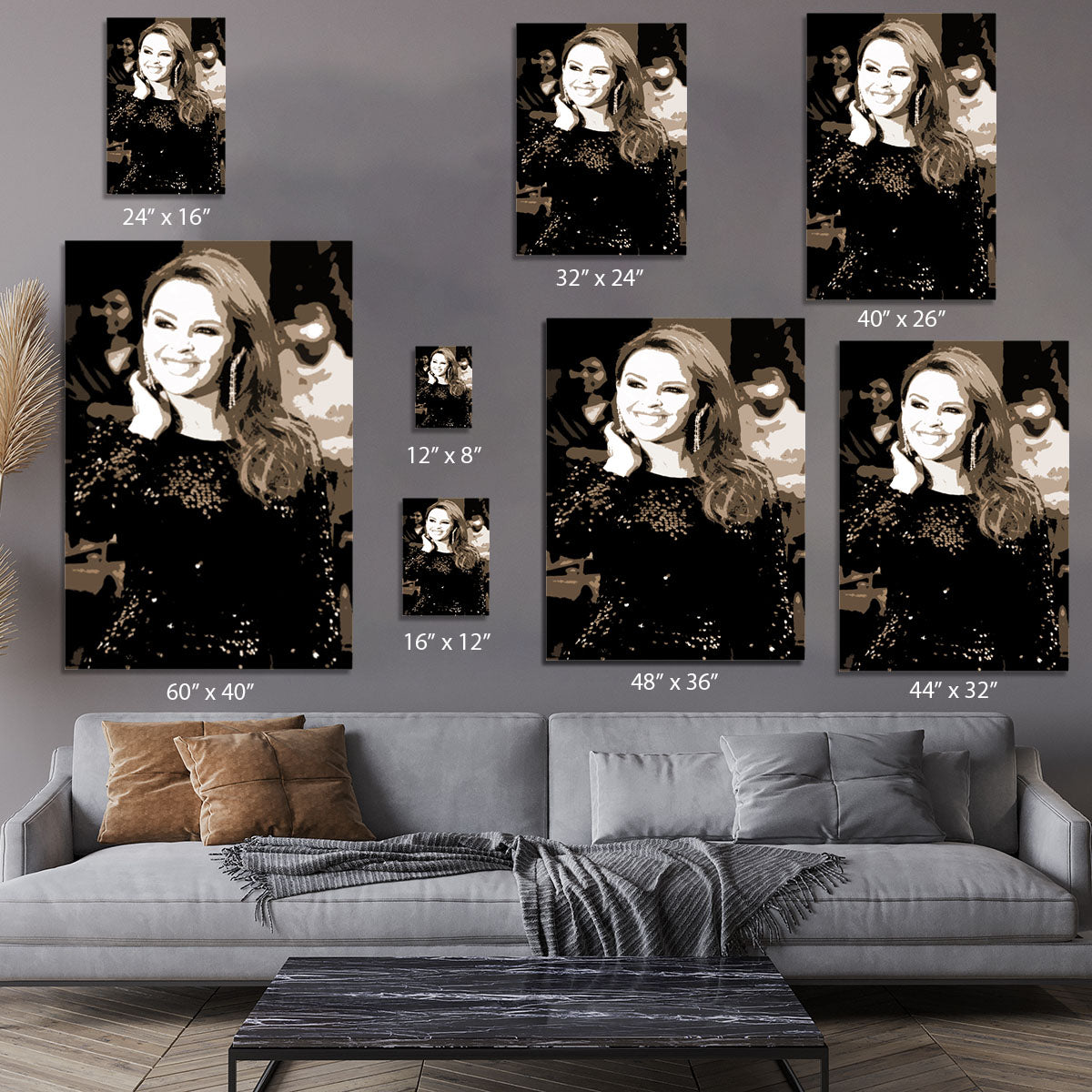 Kylie Minogue Pop Art Canvas Print or Poster - Canvas Art Rocks - 7
