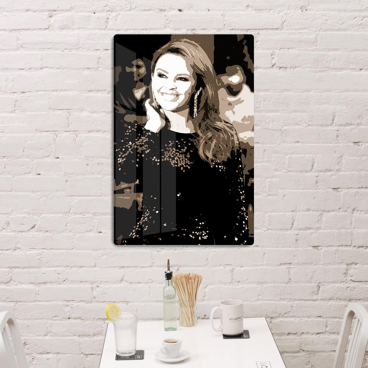 Kylie Minogue Pop Art HD Metal Print