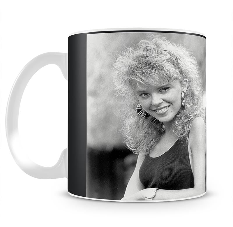 Kylie Minogue in 1988 Mug - Canvas Art Rocks - 1
