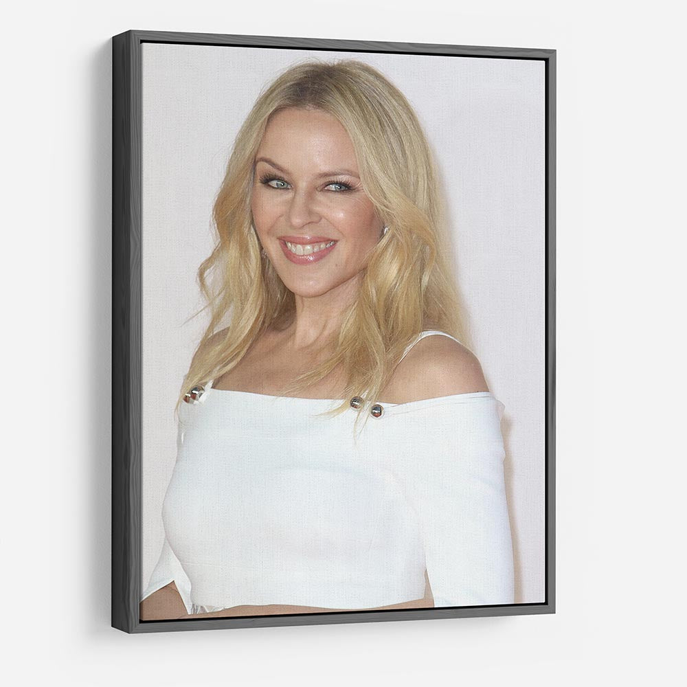 Kylie Minogue in white HD Metal Print