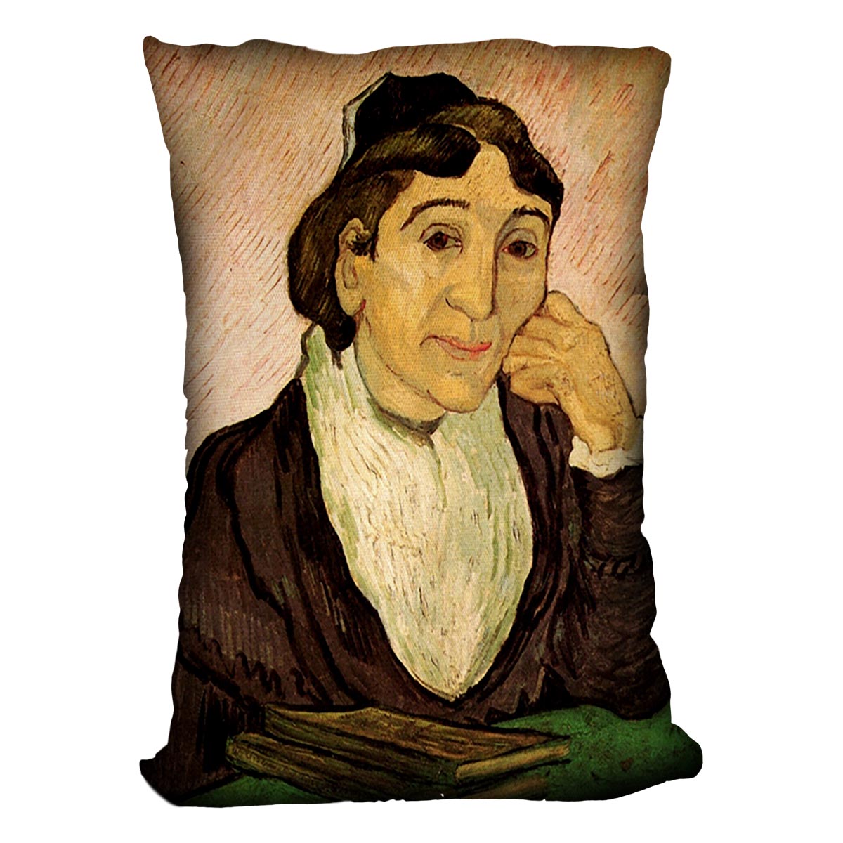 L Arlesienne Madame Ginoux 2 by Van Gogh Cushion