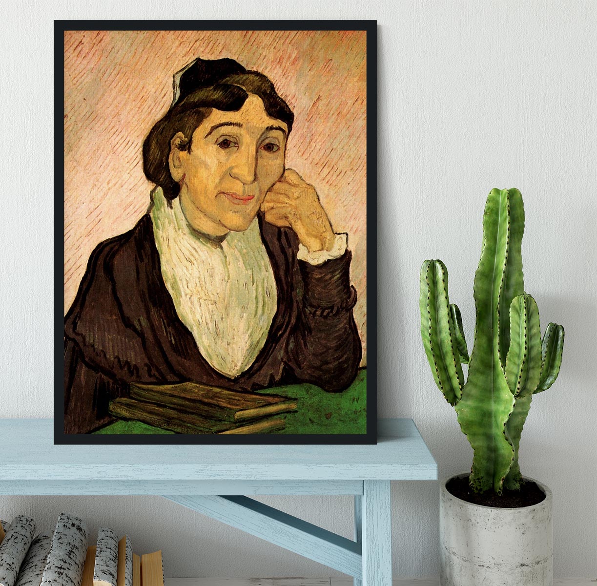 L Arlesienne Madame Ginoux 2 by Van Gogh Framed Print - Canvas Art Rocks - 2