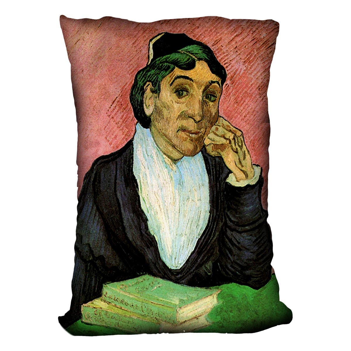 L Arlesienne Madame Ginoux 3 by Van Gogh Cushion