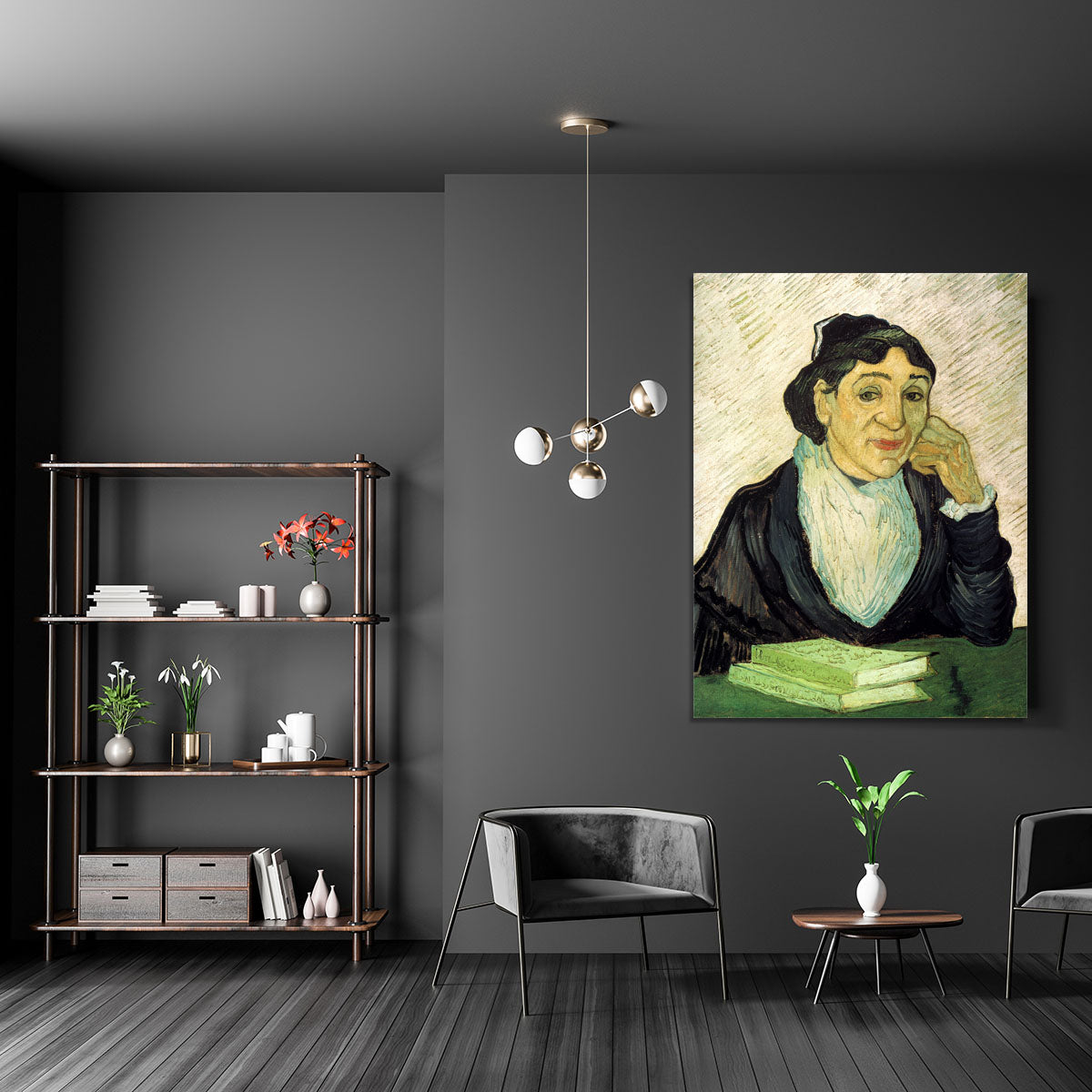 L Arlesienne Madame Ginoux by Van Gogh Canvas Print or Poster - Canvas Art Rocks - 5