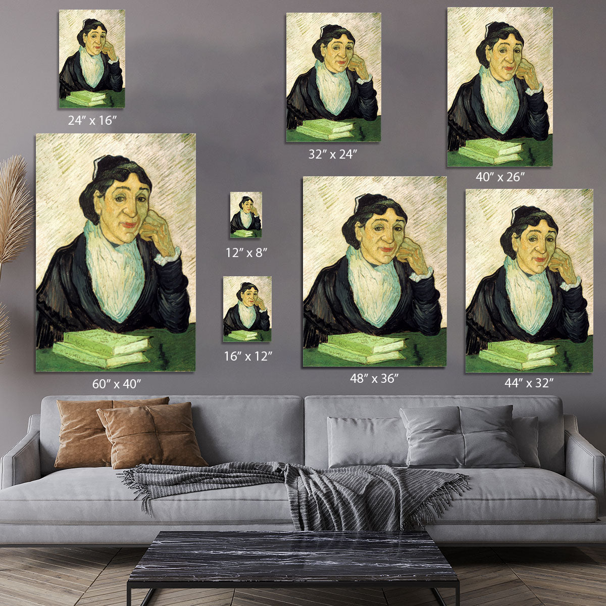 L Arlesienne Madame Ginoux by Van Gogh Canvas Print or Poster - Canvas Art Rocks - 7
