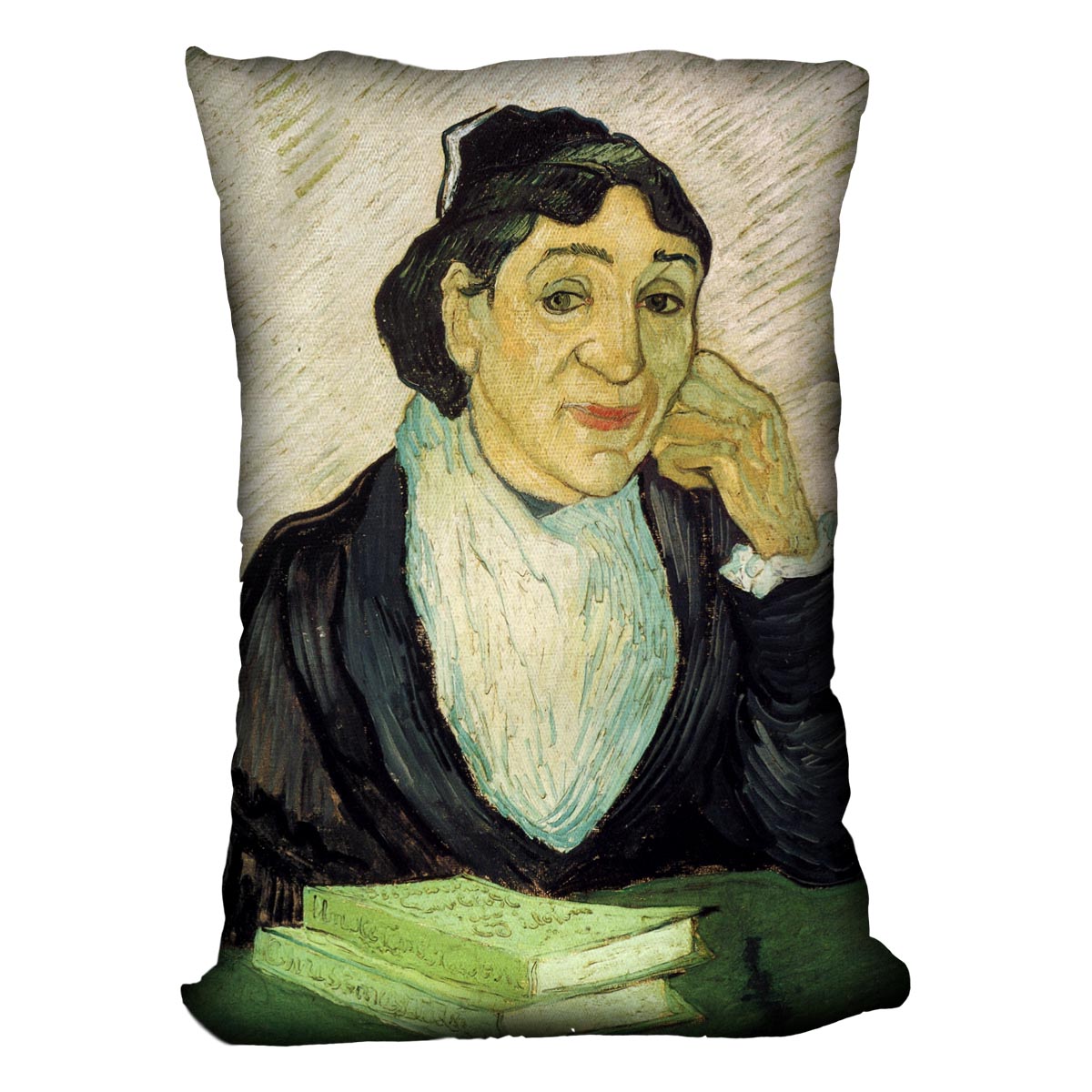 L Arlesienne Madame Ginoux by Van Gogh Cushion