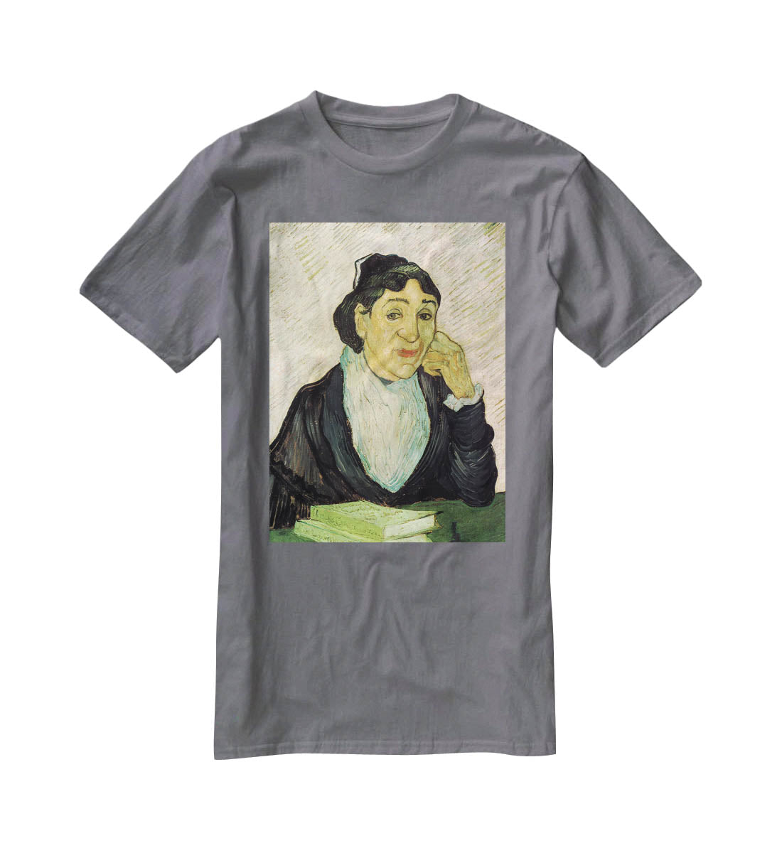L Arlesienne Madame Ginoux by Van Gogh T-Shirt - Canvas Art Rocks - 3