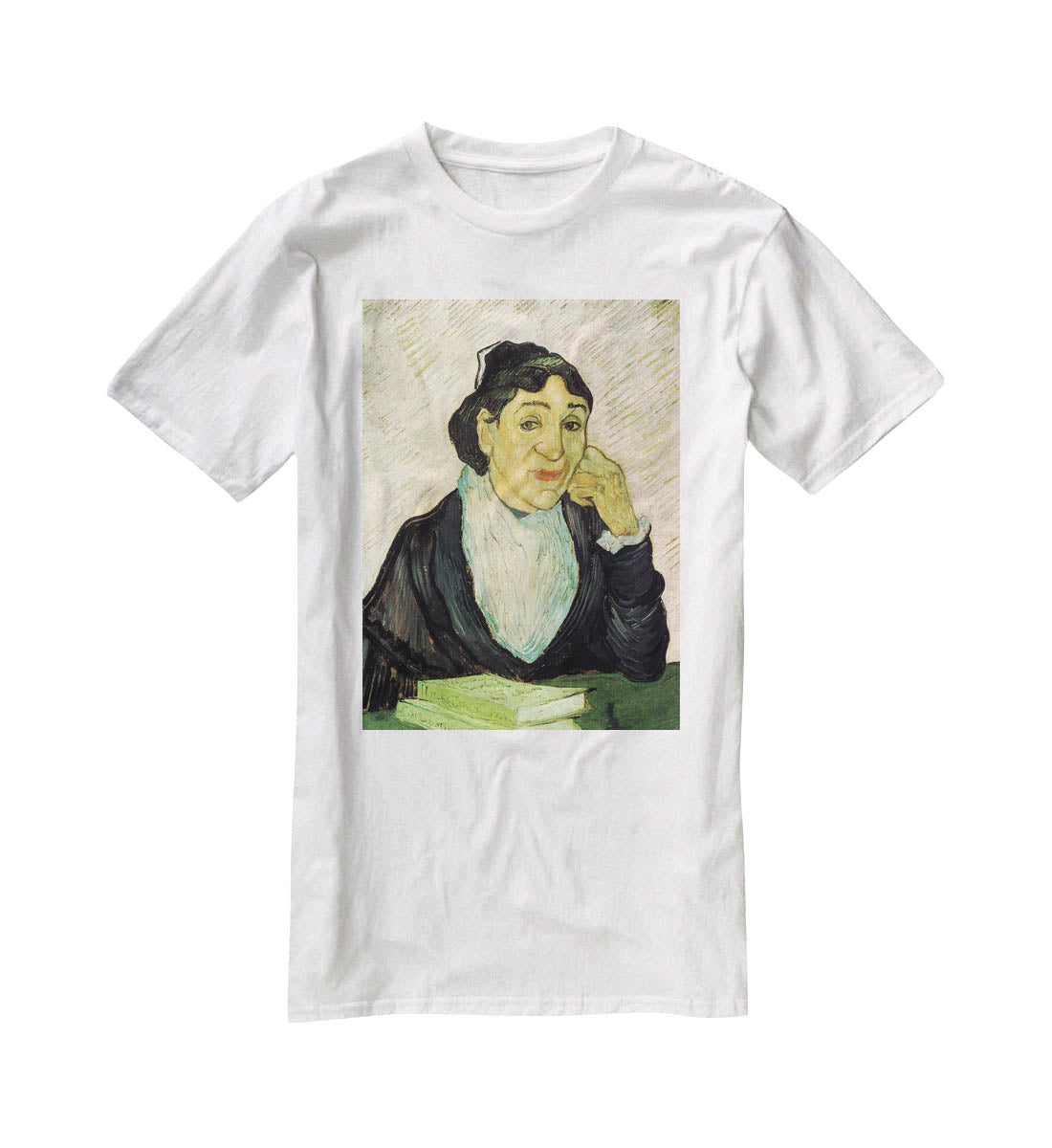 L Arlesienne Madame Ginoux by Van Gogh T-Shirt - Canvas Art Rocks - 5