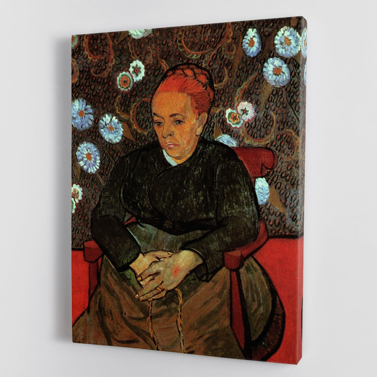 La Berceuse Augustine Roulin 2 by Van Gogh Canvas Print or Poster - Canvas Art Rocks - 1