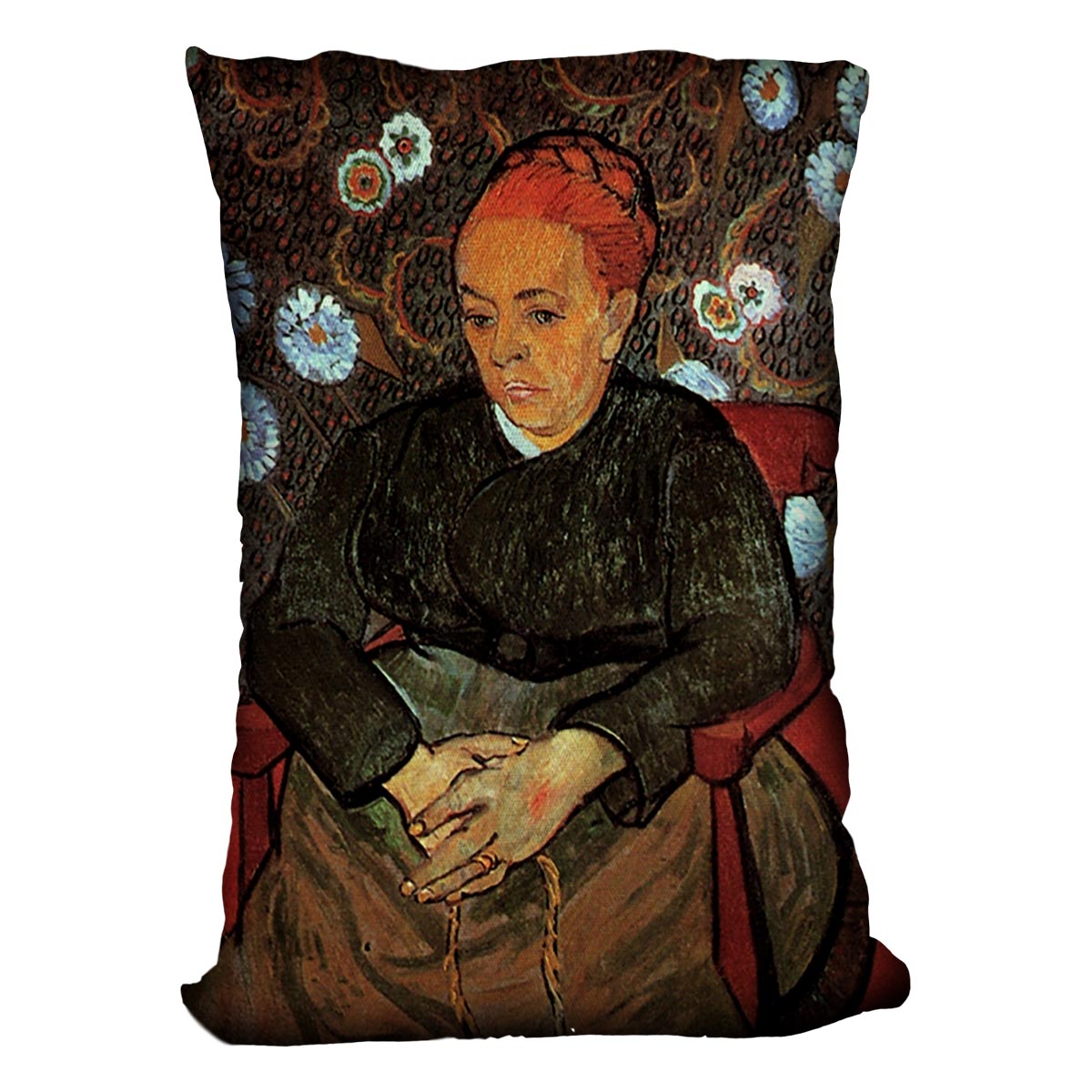 La Berceuse Augustine Roulin 2 by Van Gogh Cushion