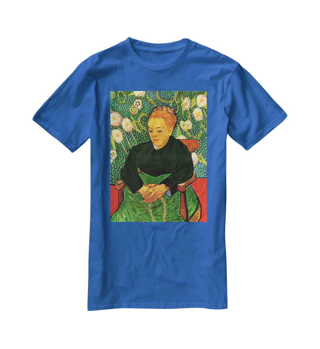 La Berceuse Augustine Roulin by Van Gogh T-Shirt - Canvas Art Rocks - 2