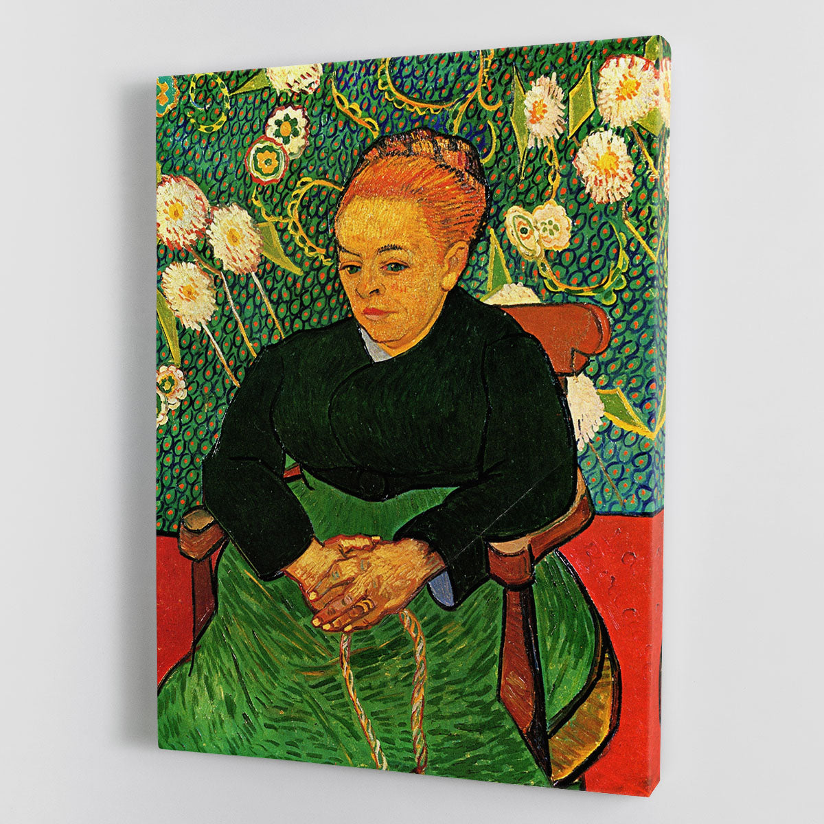 La Berceuse Augustine Roulin by Van Gogh Canvas Print or Poster - Canvas Art Rocks - 1