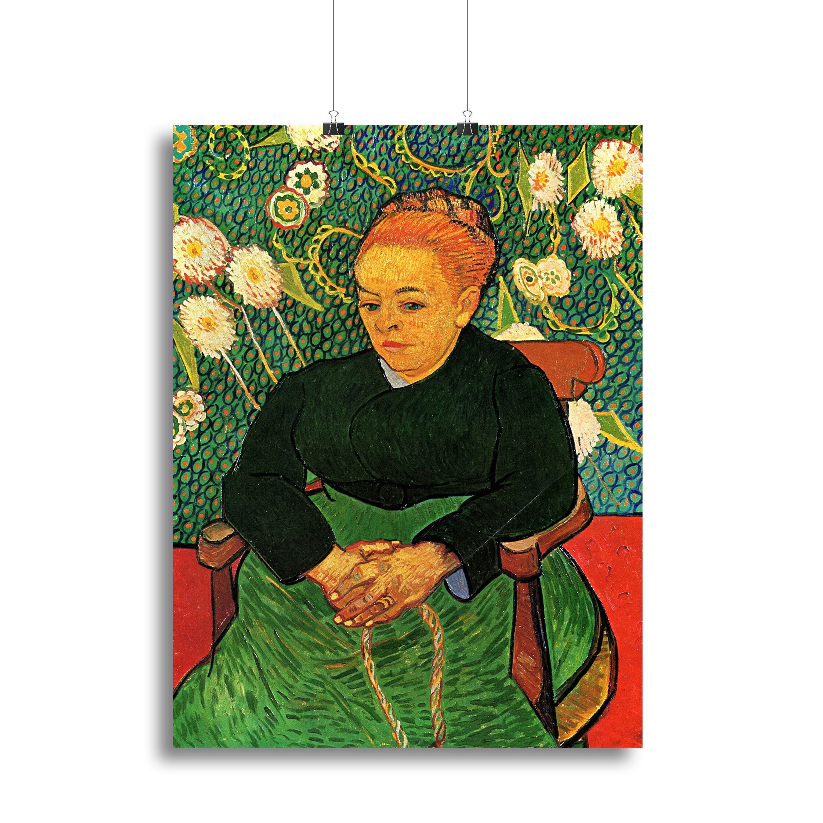 La Berceuse Augustine Roulin by Van Gogh Canvas Print or Poster - Canvas Art Rocks - 2