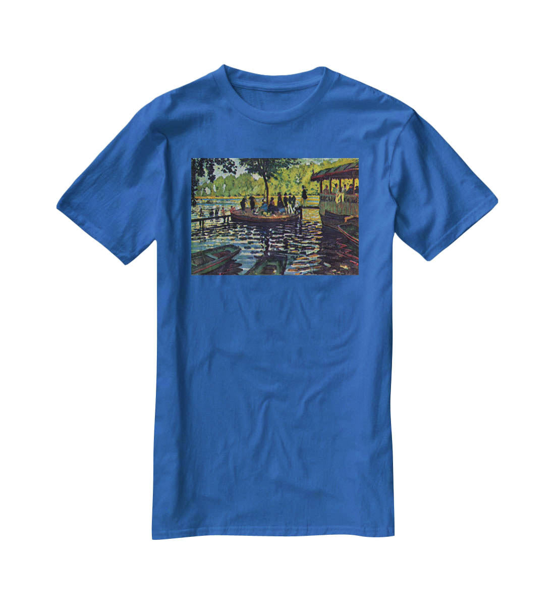La Grenouillare by Monet T-Shirt - Canvas Art Rocks - 2