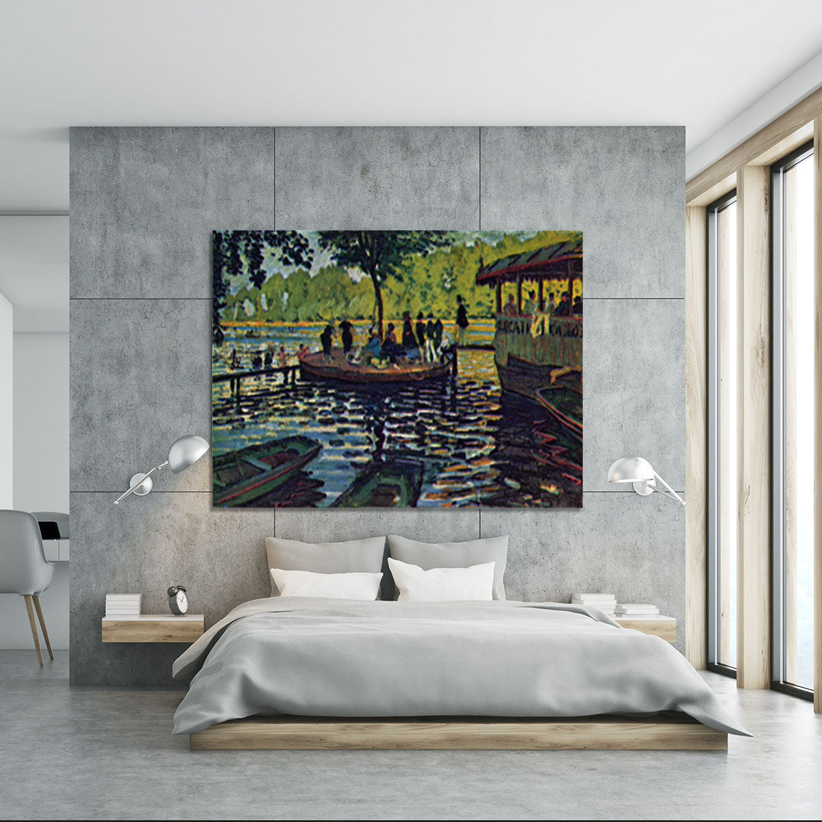 La Grenouillare by Monet Canvas Print or Poster - Canvas Art Rocks - 5