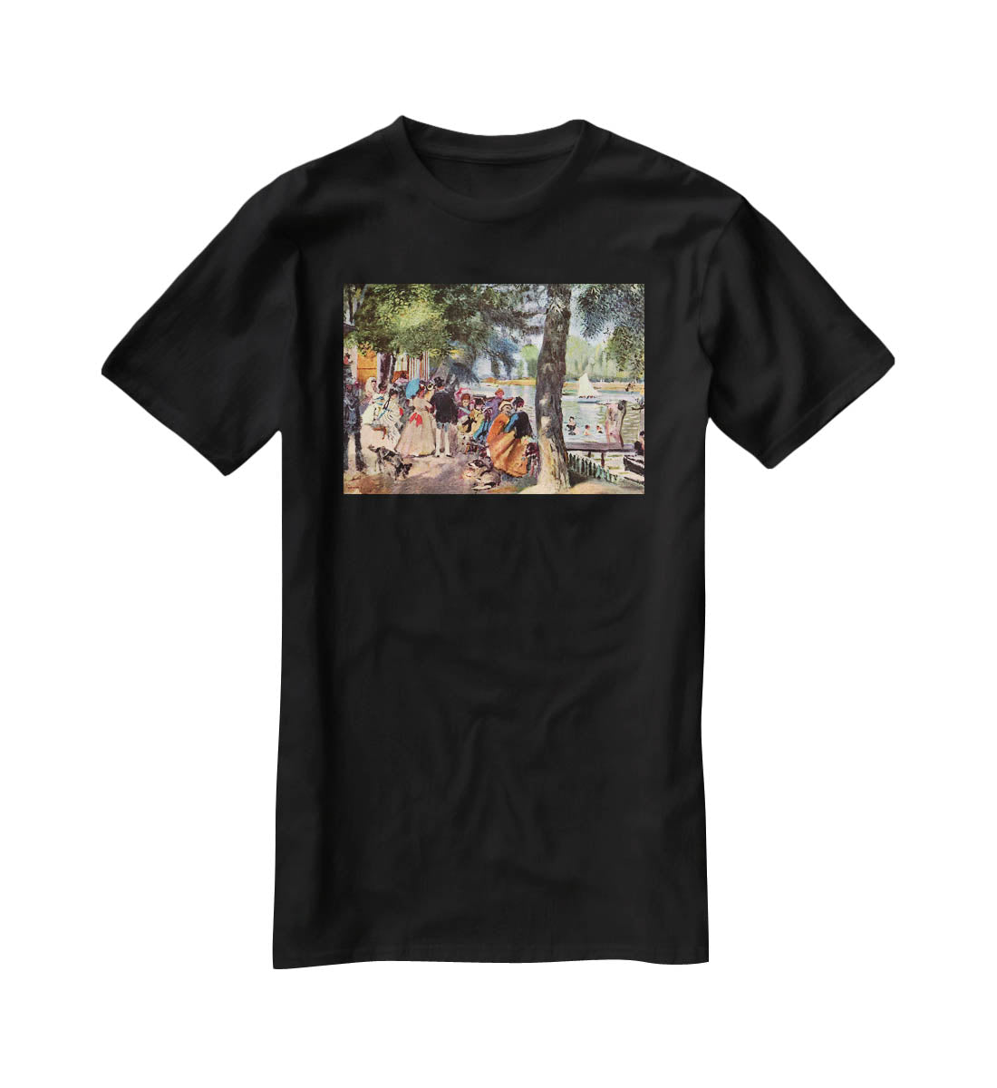 La Grenouillere by Renoir T-Shirt - Canvas Art Rocks - 1