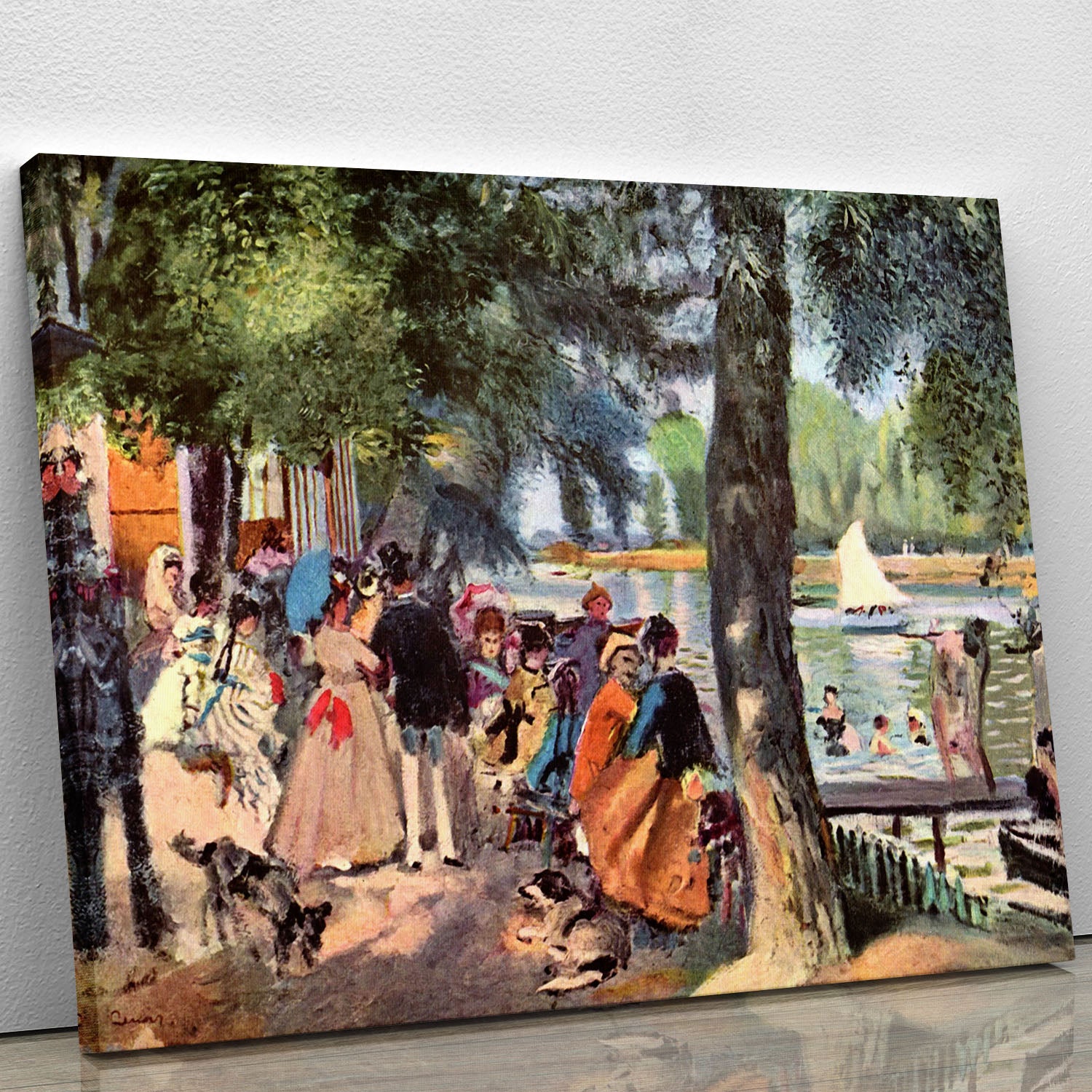La Grenouillere by Renoir Canvas Print or Poster - Canvas Art Rocks - 1