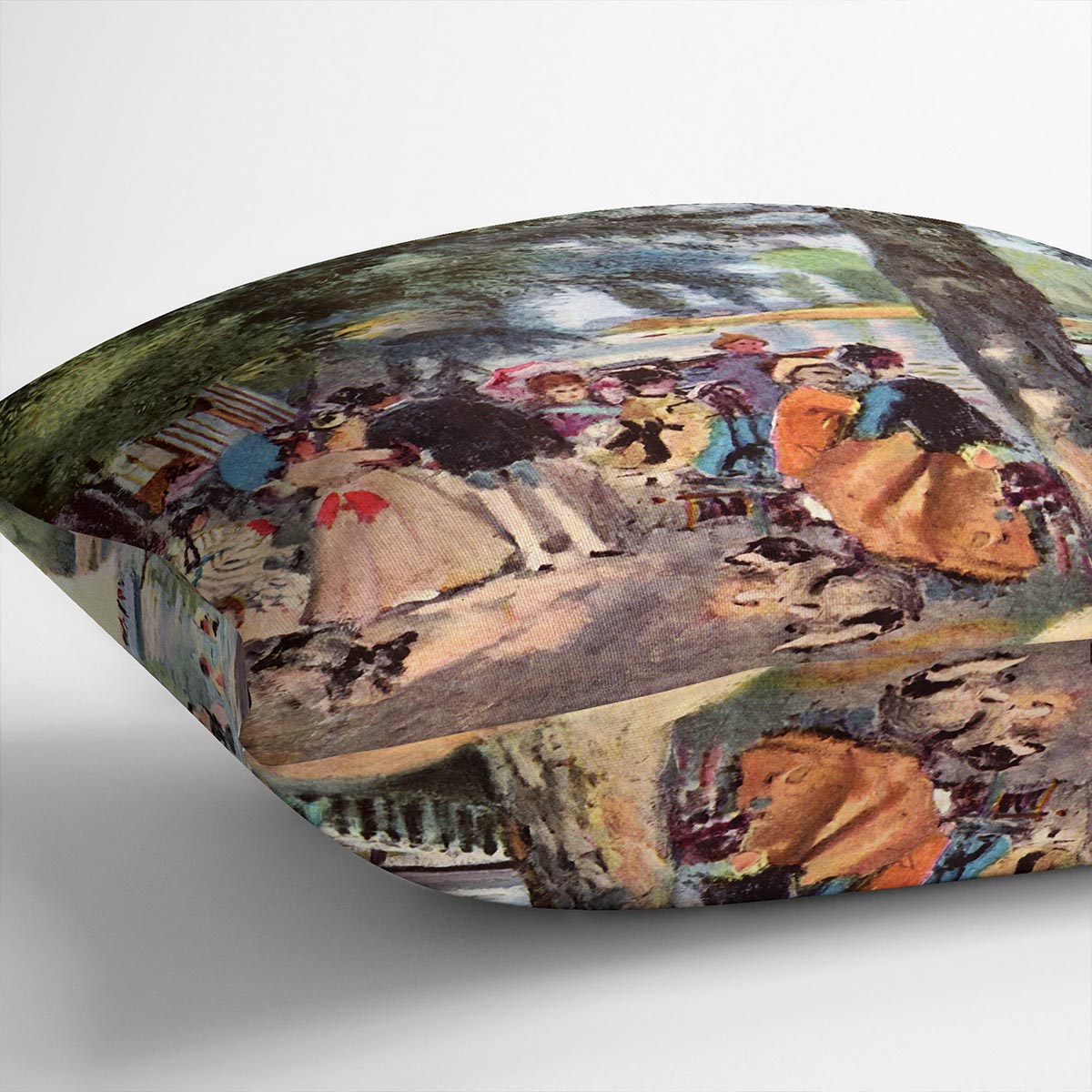La Grenouillere by Renoir Cushion