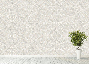 Lace vintage floral vector Wall Mural Wallpaper - Canvas Art Rocks - 4