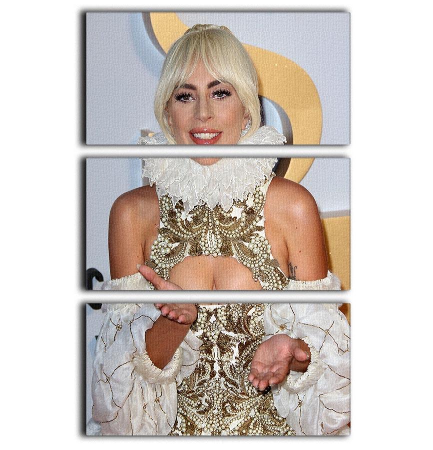 Lady Gaga A Star Is Born 3 Split Panel Canvas Print - Canvas Art Rocks - 1