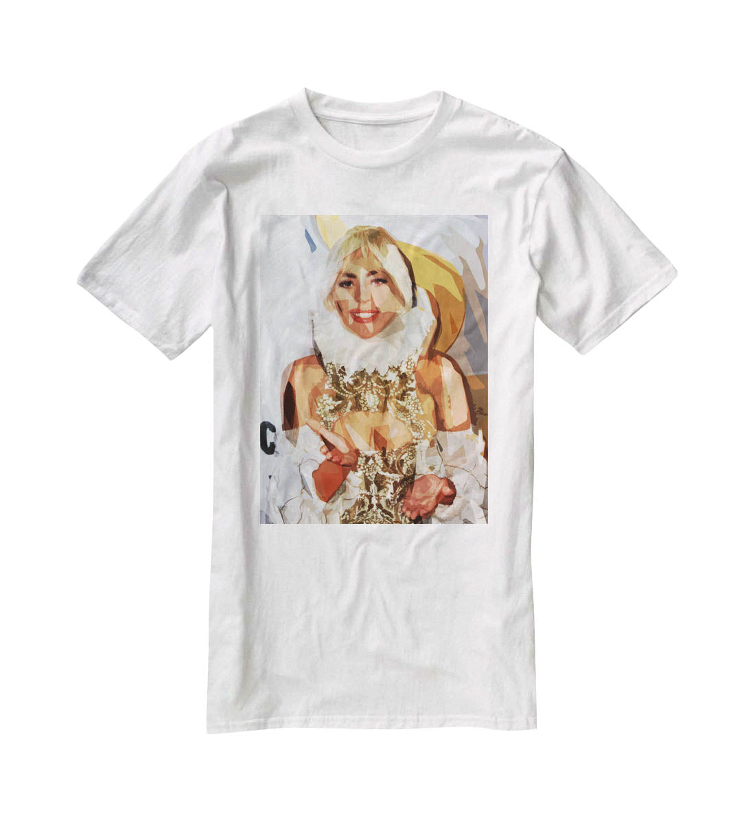 Lady Gaga Pop Art T-Shirt - Canvas Art Rocks - 5