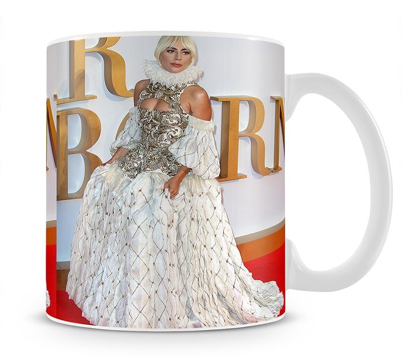 Lady Gaga in Alexander McQueen dress Mug - Canvas Art Rocks - 1