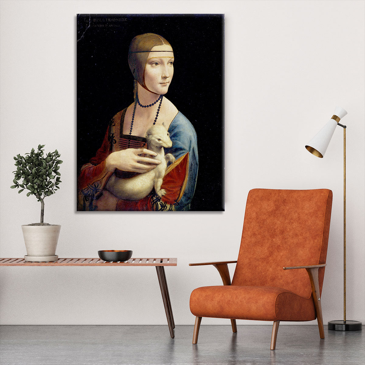 Lady with an Ermine by Da Vinci Canvas Print or Poster - Canvas Art Rocks - 6