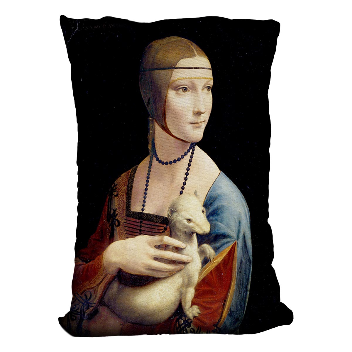 Lady with an Ermine by Da Vinci Cushion