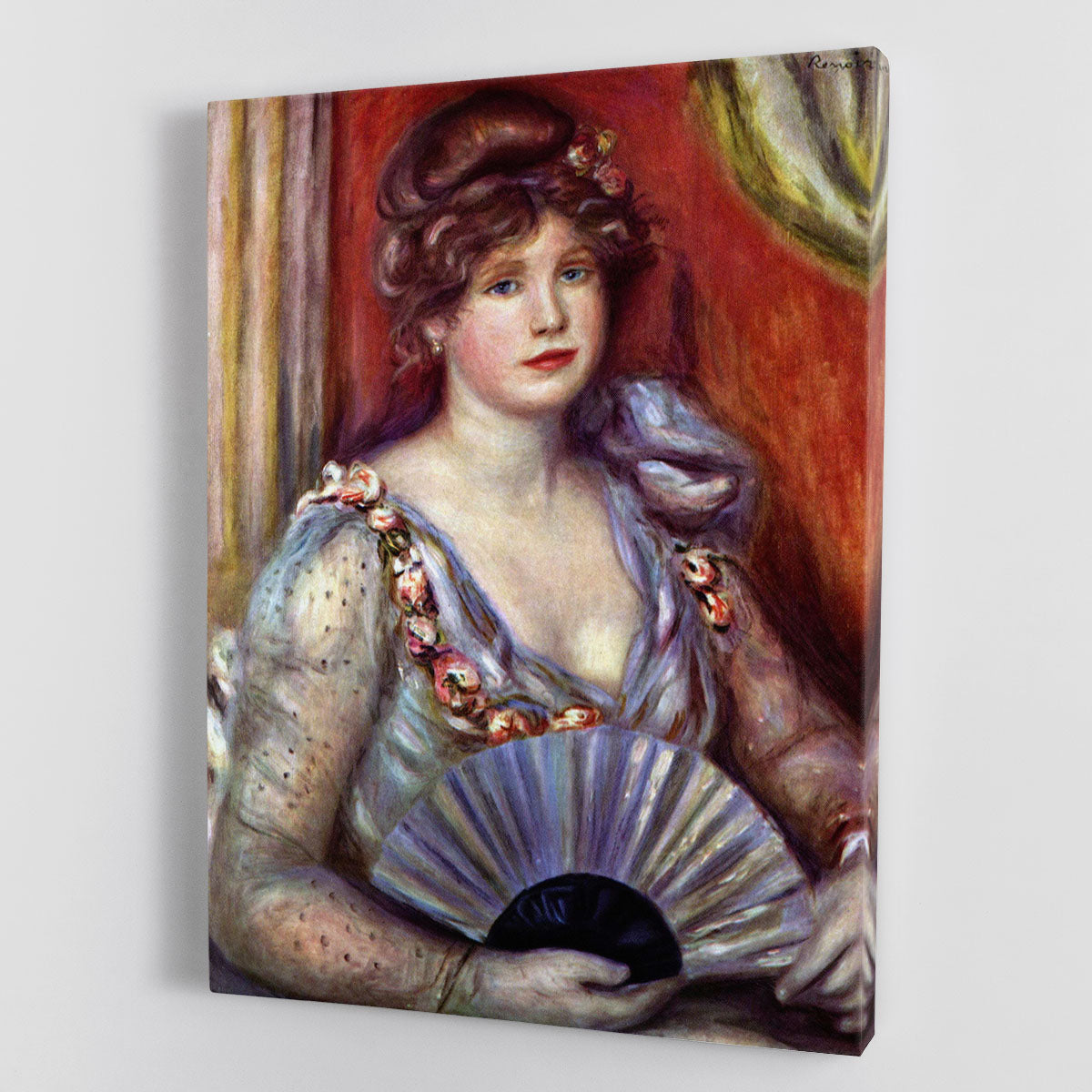 Lady with fan by Renoir Canvas Print or Poster - Canvas Art Rocks - 1