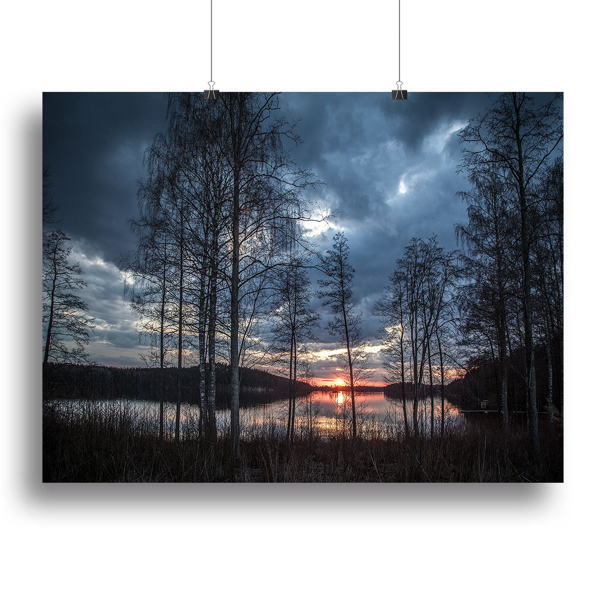 Lake Sunset Canvas Print or Poster - Canvas Art Rocks - 2