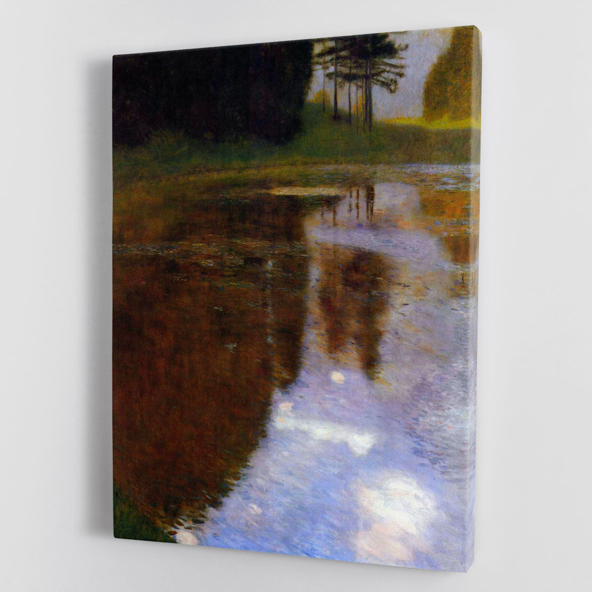 Lake in front of the Castle by Klimt Canvas Print or Poster - Canvas Art Rocks - 1