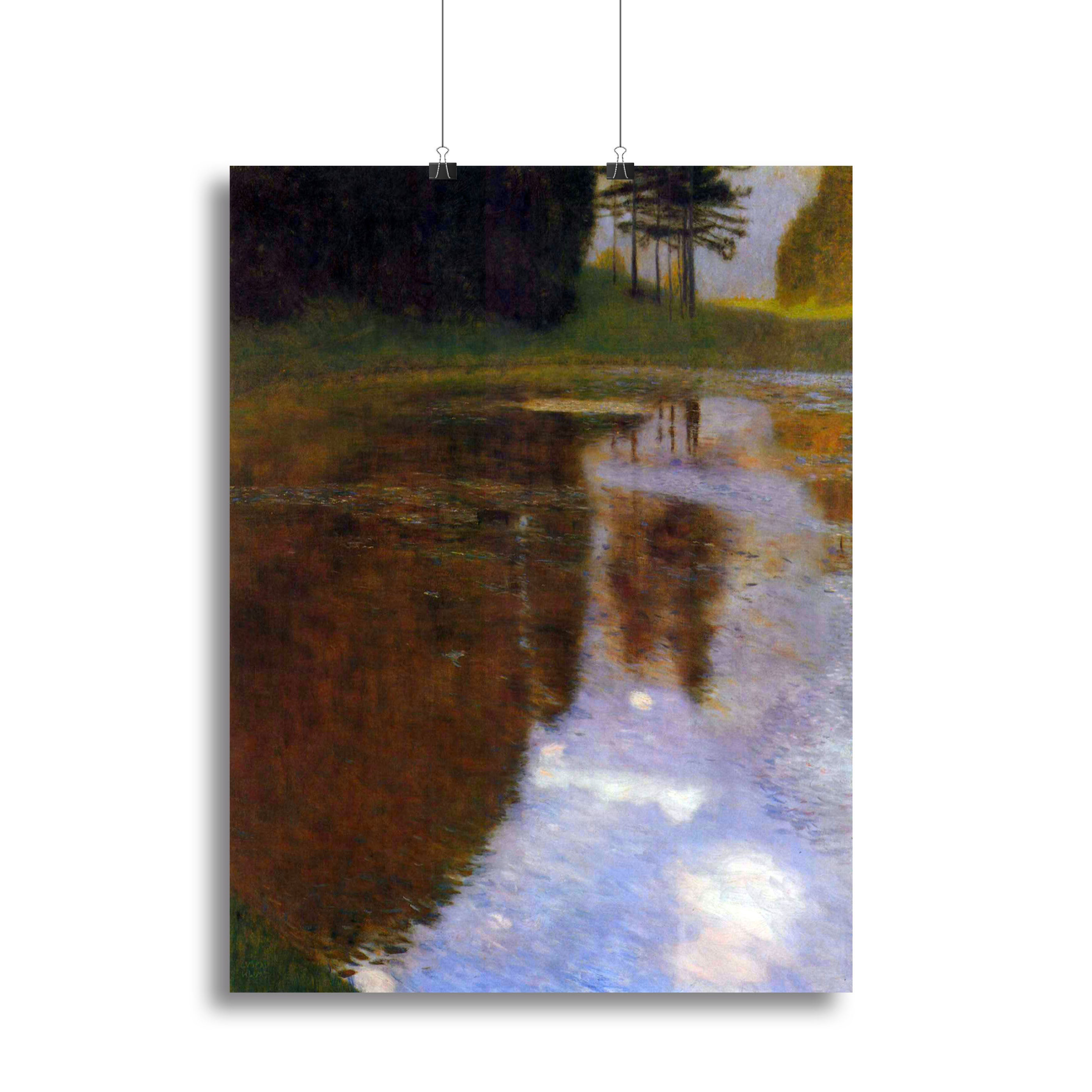 Lake in front of the Castle by Klimt Canvas Print or Poster - Canvas Art Rocks - 2