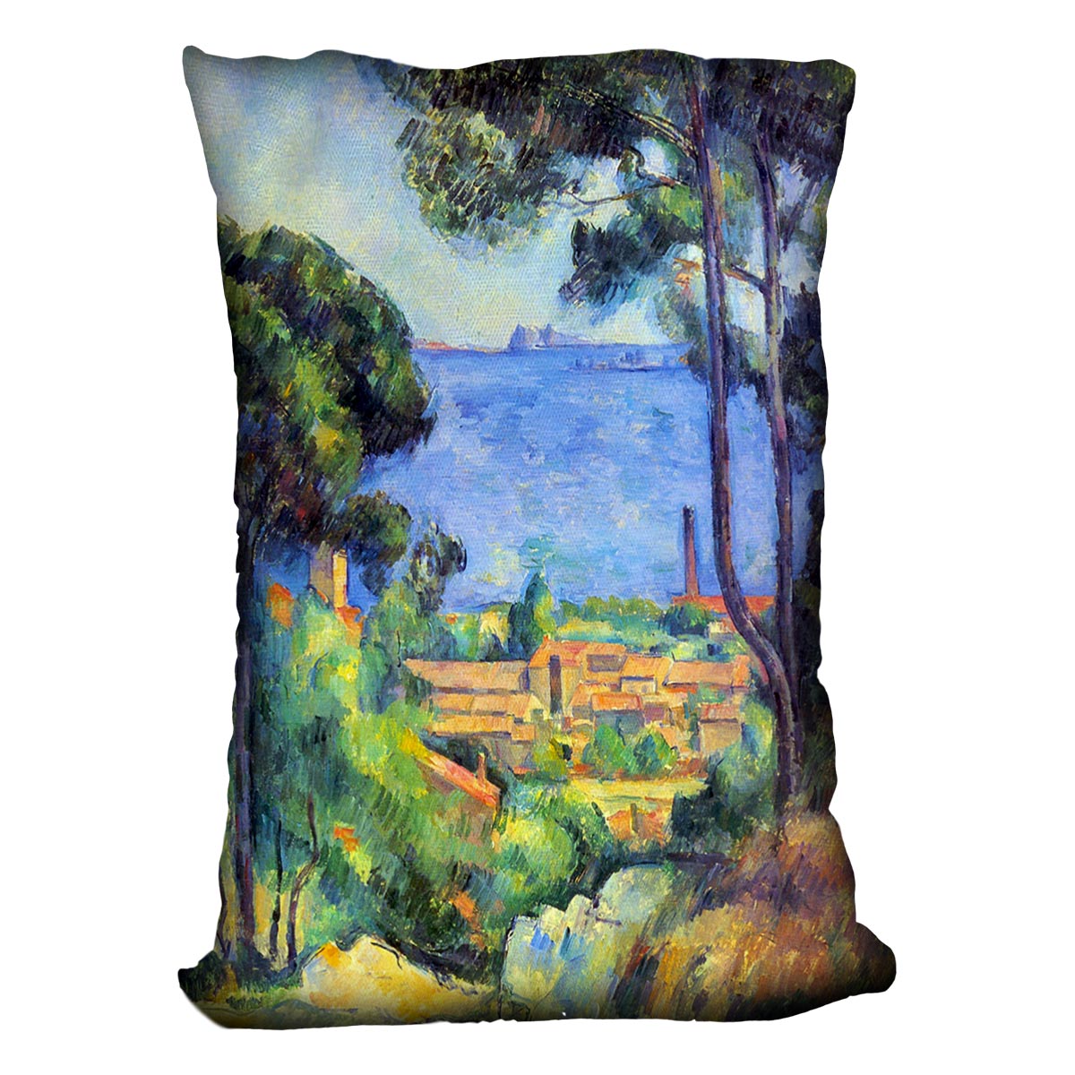 Land scape by Cezanne Cushion
