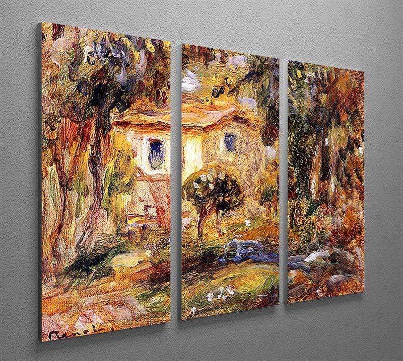 Landscape1 by Renoir 3 Split Panel Canvas Print - Canvas Art Rocks - 2
