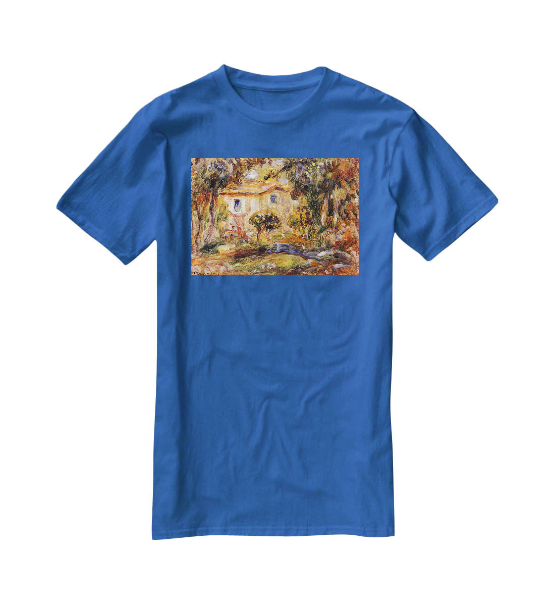 Landscape1 by Renoir T-Shirt - Canvas Art Rocks - 2