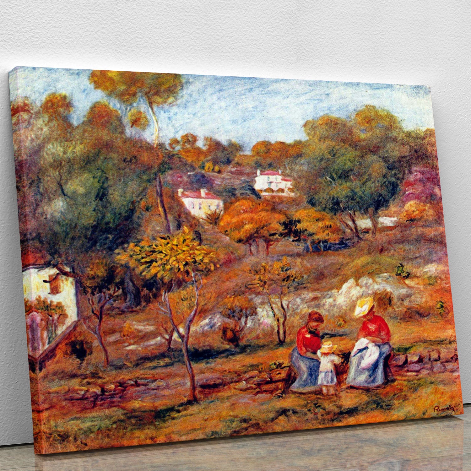 Landscape at Cagnes by Renoir Canvas Print or Poster - Canvas Art Rocks - 1