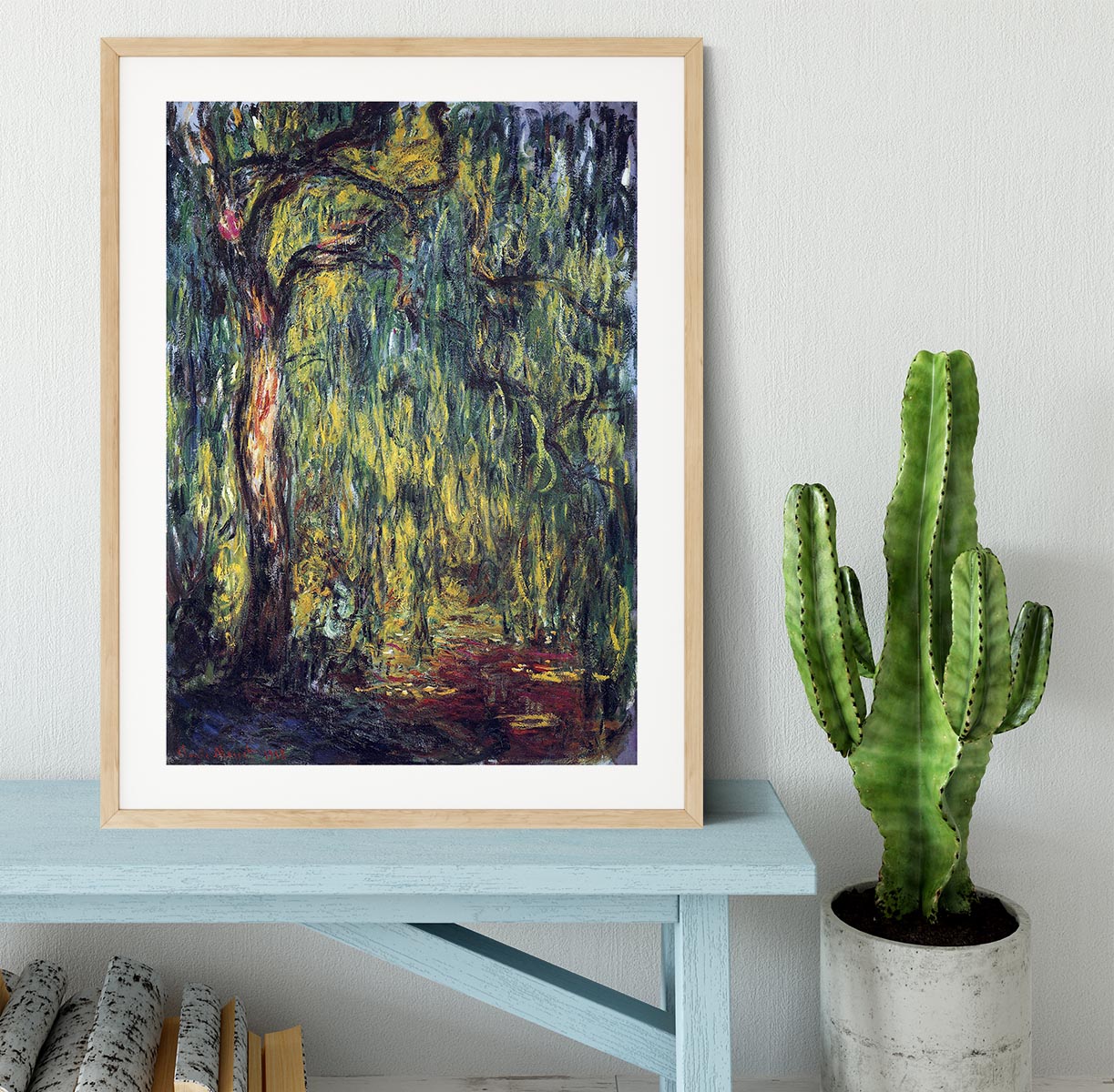 Landscape by Monet Framed Print - Canvas Art Rocks - 3