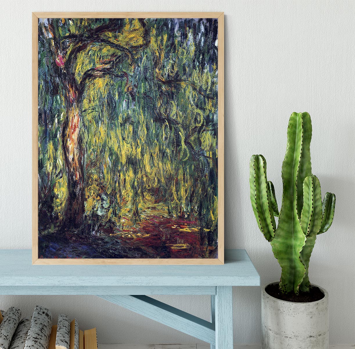 Landscape by Monet Framed Print - Canvas Art Rocks - 4
