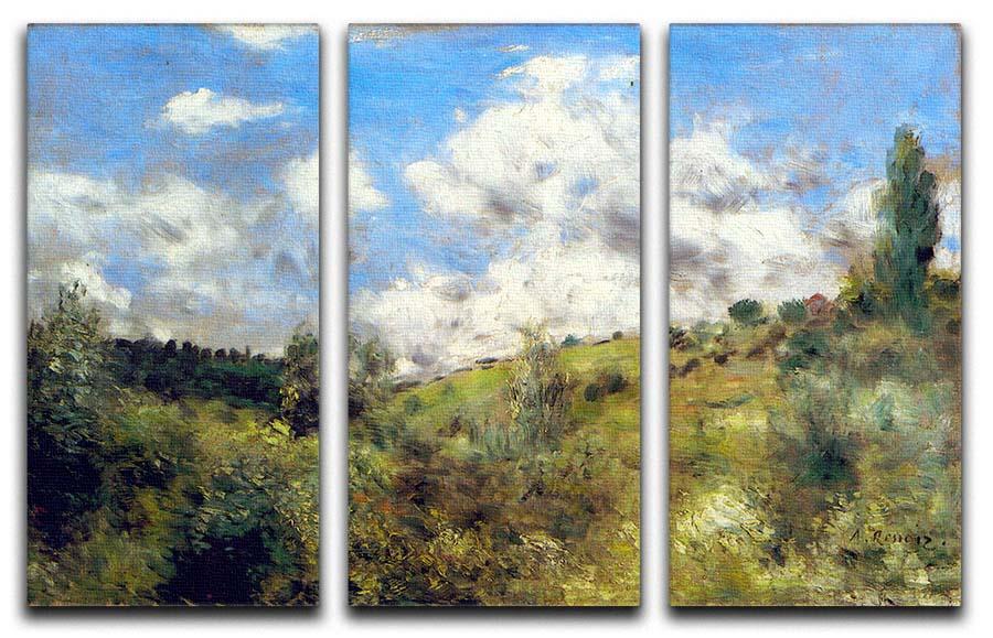Landscape by Renoir 3 Split Panel Canvas Print - Canvas Art Rocks - 1