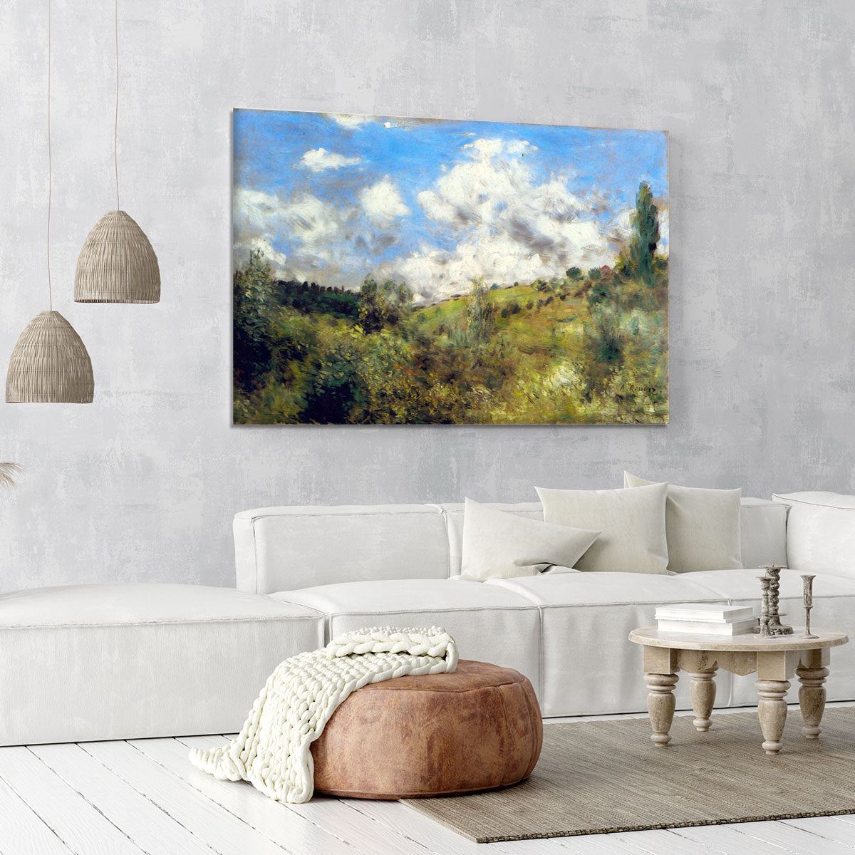 Landscape by Renoir Canvas Print or Poster - Canvas Art Rocks - 6